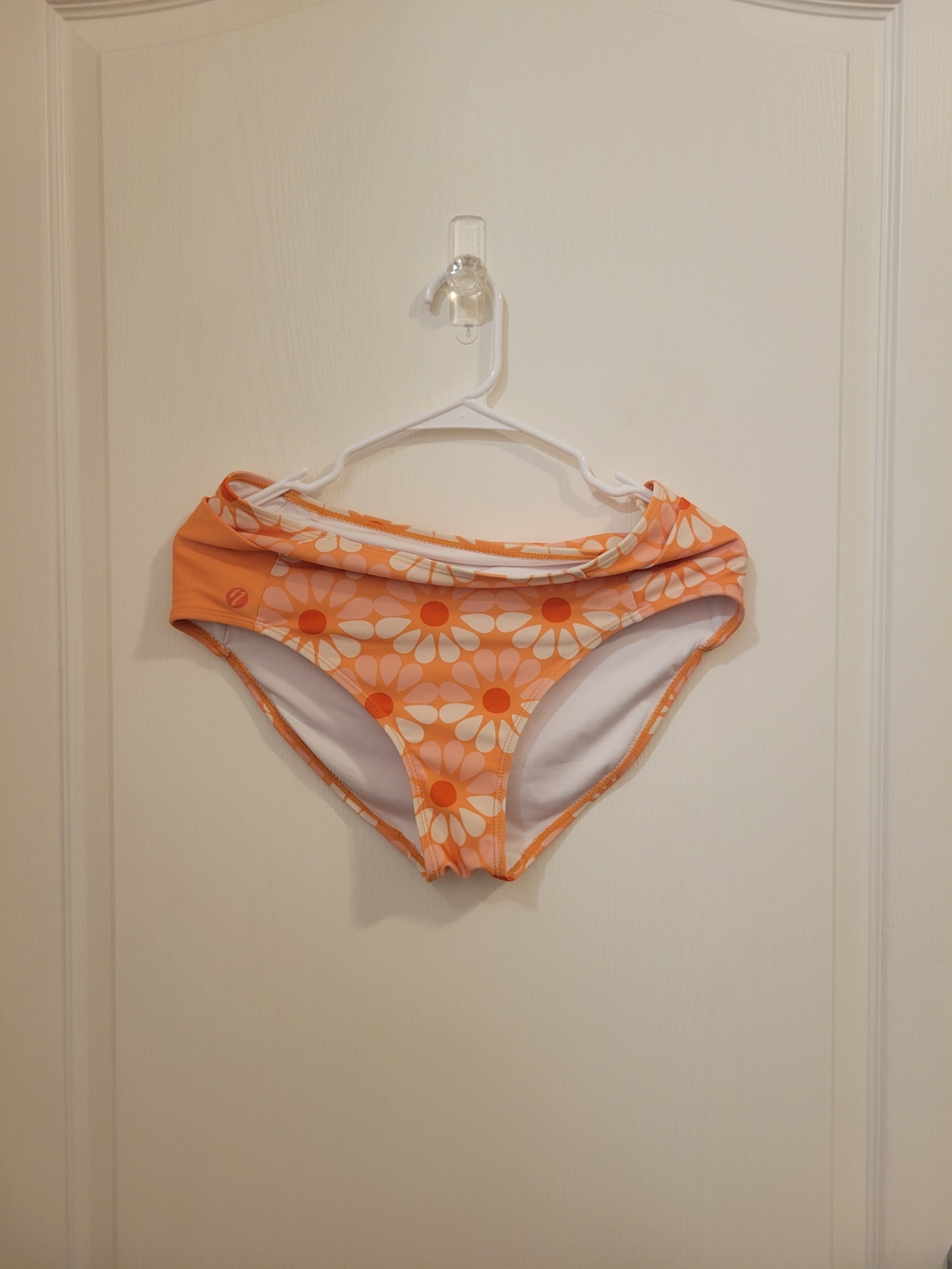 Orange Floral Bikini Bottoms